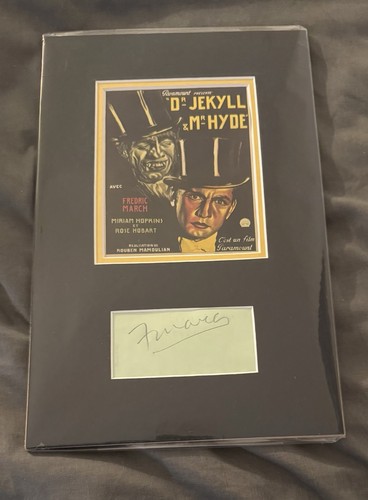 Frederick march signed - frederick, dr