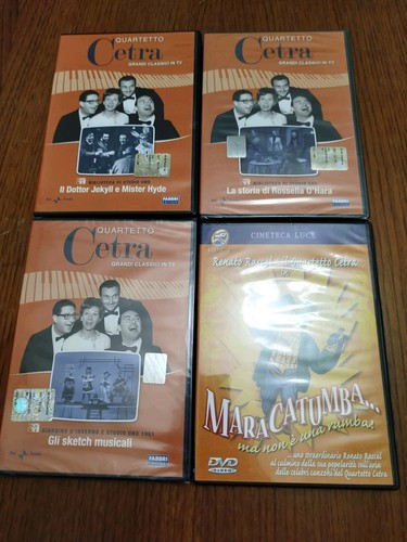 Lotto dvd quartetto cetra il - quartetto,
